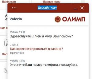 служба поддержки